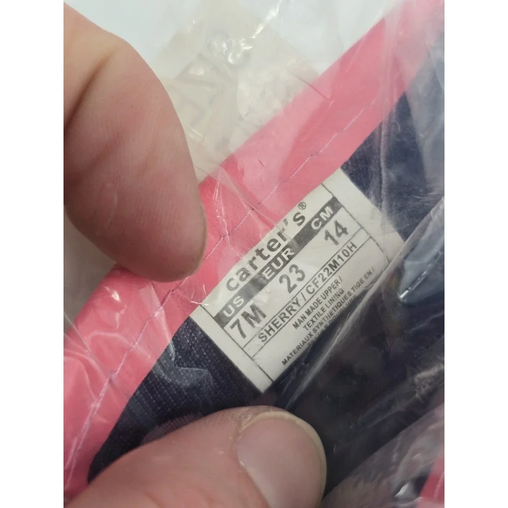 Carter's Size 7 Sherry Rainbow Boots Toddler‎ Pink Navy Blue NIB